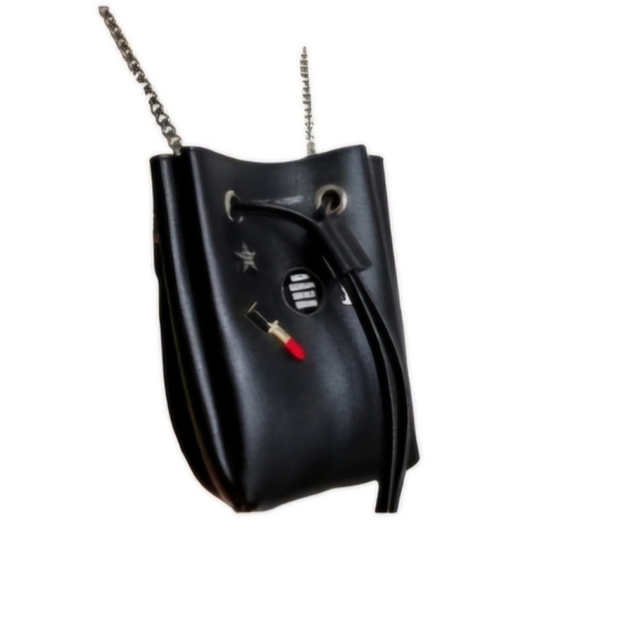 Yves Saint Laurent Black Leather Crossbody Bag - Picture 1 of 9